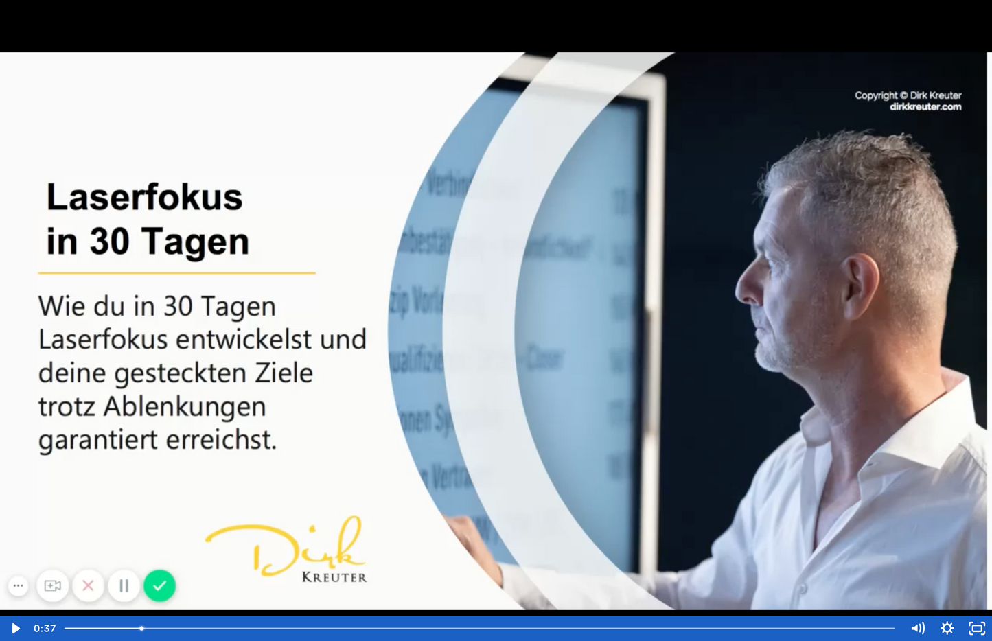Onlinekurs: Laserfokus in 30 Tagen