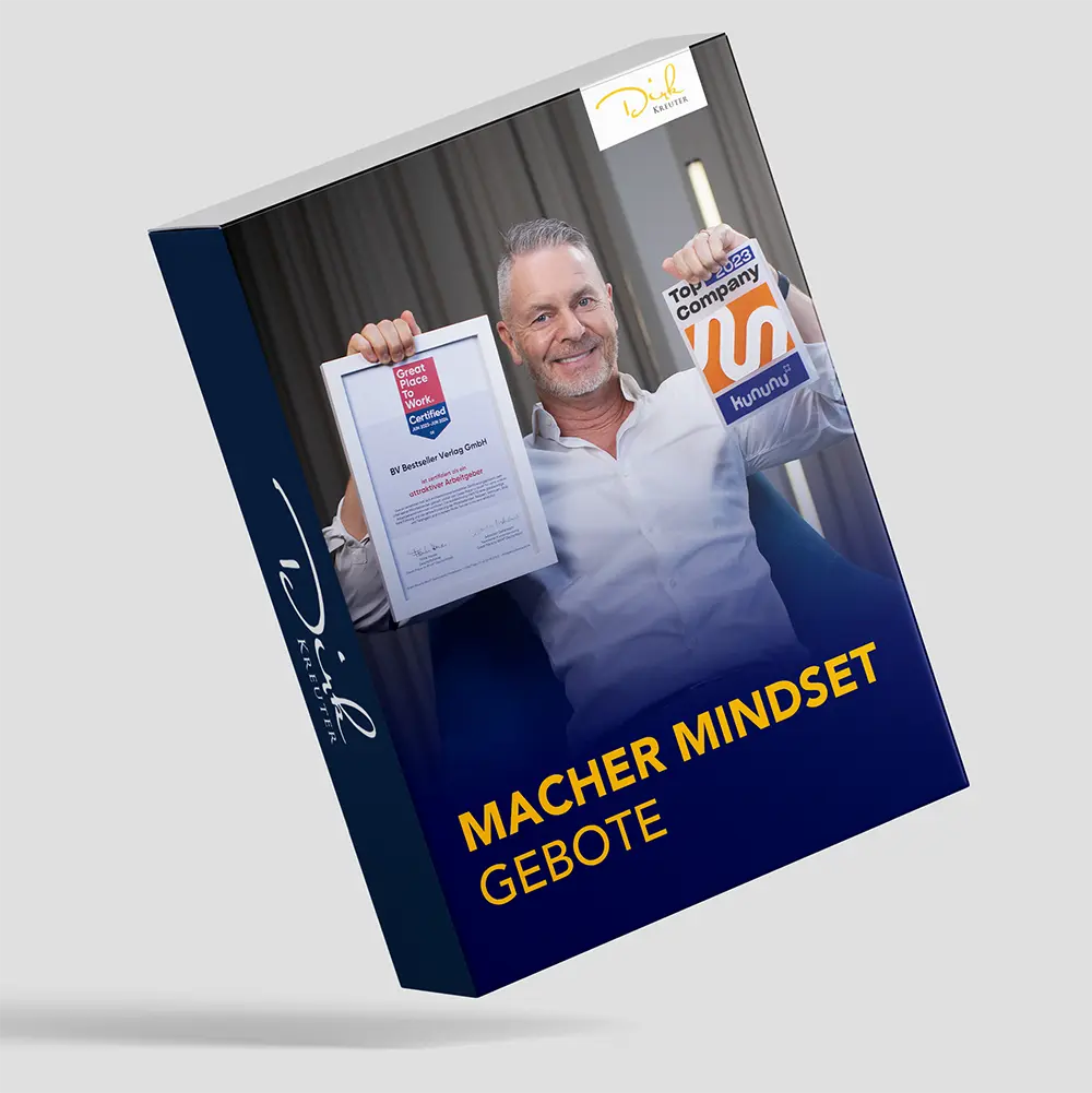 Onlinekurs: Macher Mindset Gebote