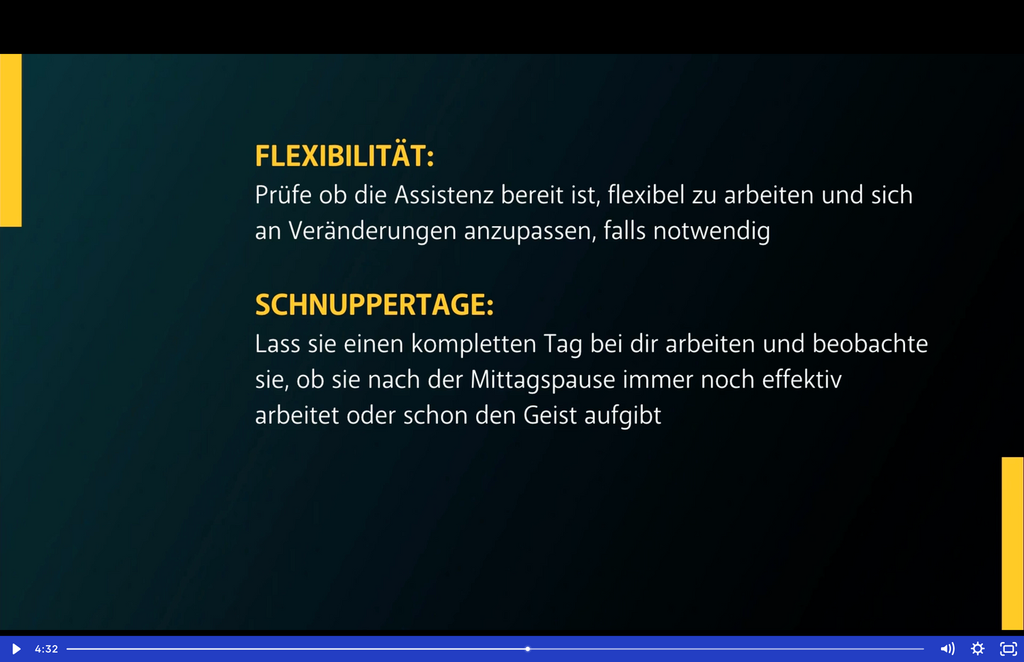 Onlinekurs: Persönliche Assistenz 2.0 - Masterclass (die ersten 3 Kapitel)