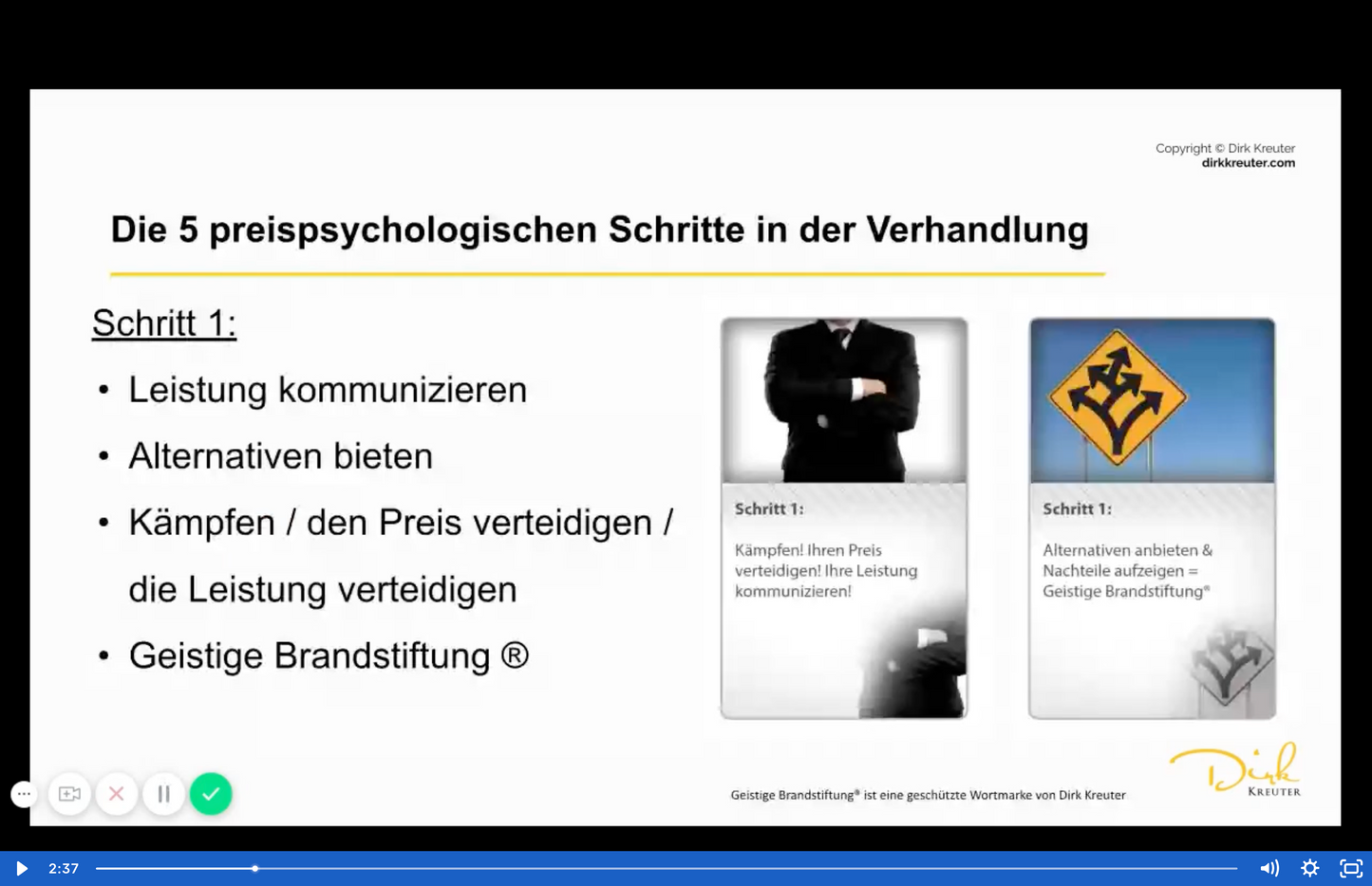 Onlinekurs: Preisargumentation für Profis