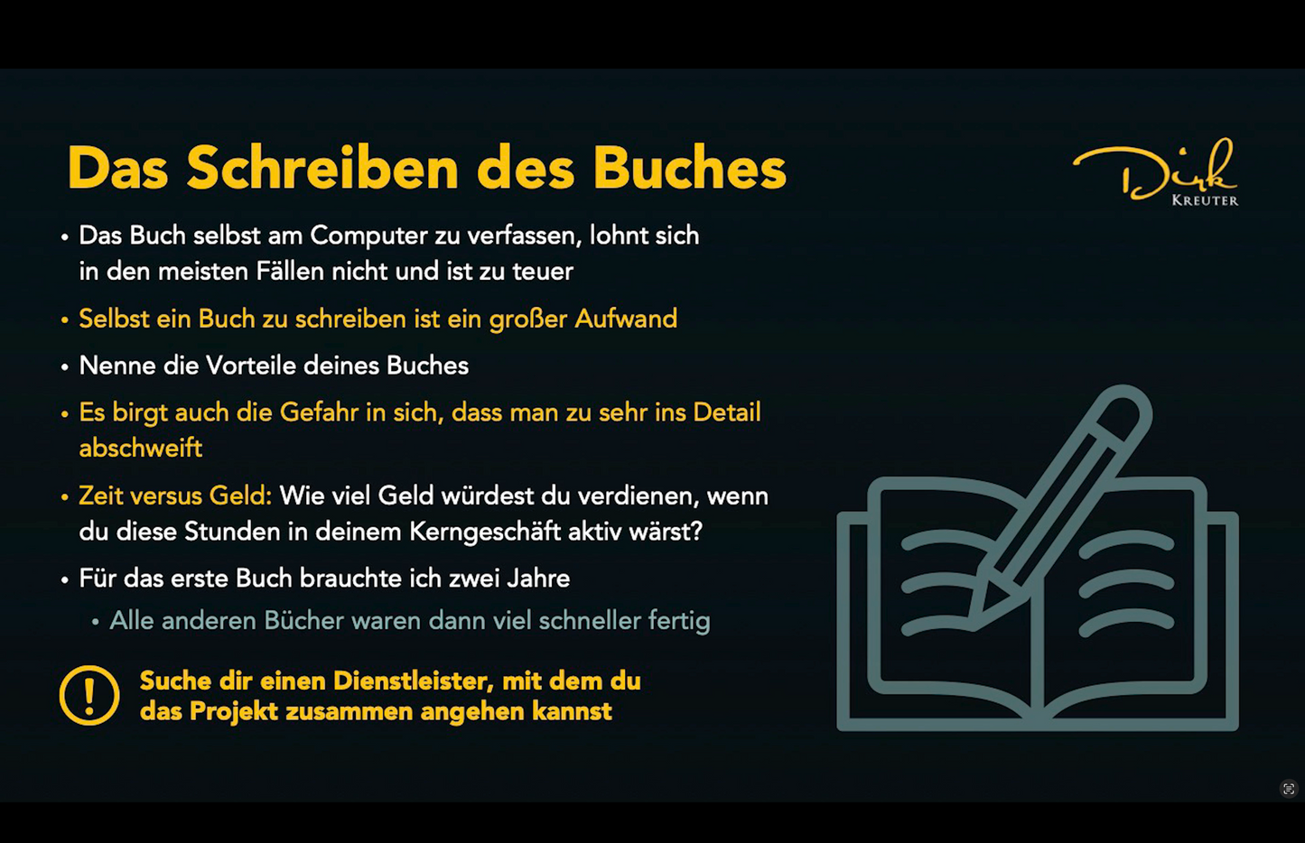 Onlinekurs: Autorität kommt von Autor